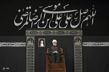 مراسم عزاداری روز شهادت امام رضا (ع) با حضور رهبر انقلاب