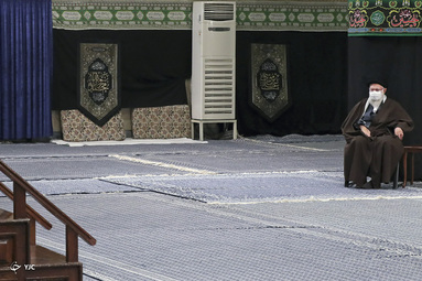 مراسم عزاداری روز شهادت امام رضا (ع) با حضور رهبر انقلاب