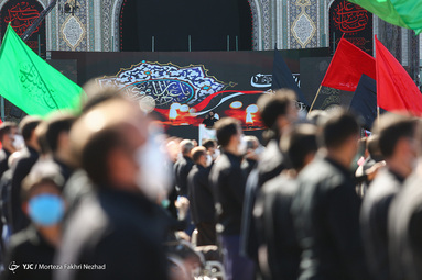 عزاداری شهادت امام رضا (ع) - صحن جامع حرم رضوی