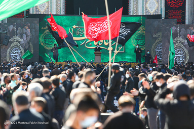 عزاداری شهادت امام رضا (ع) - صحن جامع حرم رضوی