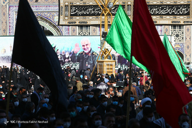 عزاداری شهادت امام رضا (ع) - صحن جامع حرم رضوی