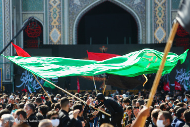 عزاداری شهادت امام رضا (ع) - صحن جامع حرم رضوی
