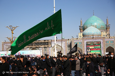 عزاداری شهادت امام رضا (ع) - صحن جامع حرم رضوی