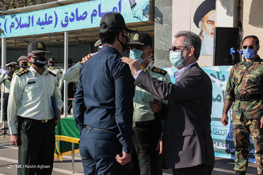 مراسم صبحگاه مشترک نیروی انتظامی