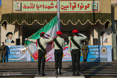 مراسم صبحگاه مشترک نیروی انتظامی