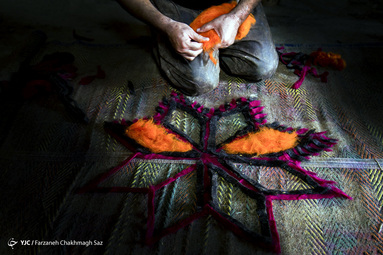نمدمالی هنر کهن - شیراز