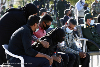 تشییع پیکر شهید مرزبان هرمزگانی، محمد احمدی  سکل