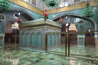 نور پردازی جدید روضه منوره حرم امام رضا (ع)