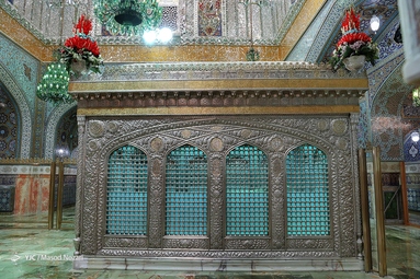 نور پردازی جدید روضه منوره حرم امام رضا (ع)