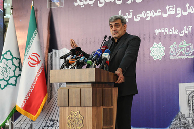 آیین بهره برداری از اتوبوس های جدید در ناوگان حمل و نقل عمومی