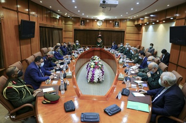 استقبال رسمی و مذاکره وزیر دفاع جمهوری اسلامی ایران با وزیر دفاع جمهوری عراق‎