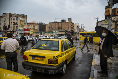 بارش باران و آبگرفتگی معابر - اهواز