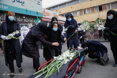 تشییع شهید مدافع سلامت دکتر اصغر آقامحمدی