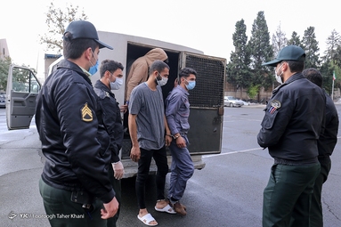 دستگیری خفت گیران آزادراه تهران - شمال