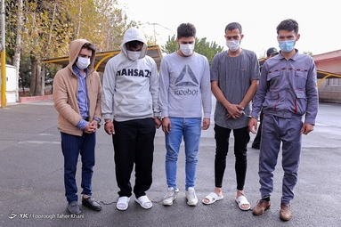 دستگیری خفت گیران آزادراه تهران - شمال