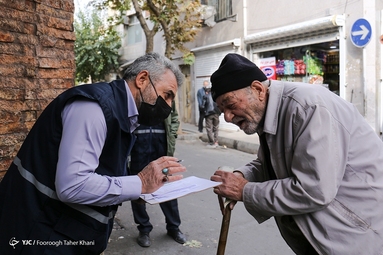 غربالگری بیماری کرونا در محله هرندی