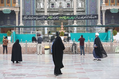 سیاهپوشان حرم حضرت معصومه (س)