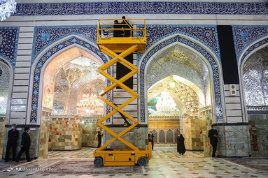 سیاهپوشان حرم حضرت معصومه (س)