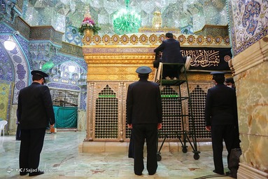 سیاهپوشان حرم حضرت معصومه (س)