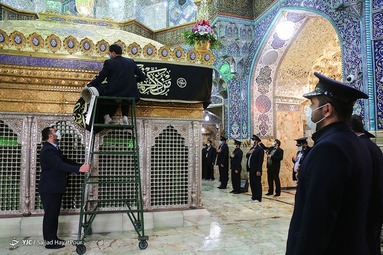 سیاهپوشان حرم حضرت معصومه (س)