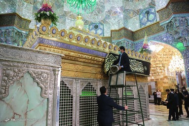 سیاهپوشان حرم حضرت معصومه (س)