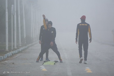 همدان در مه