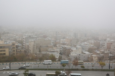 همدان در مه