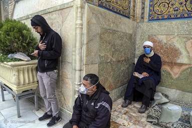 عرض ارادت و عزاداری زائران و مجاوران حضرت معصومه (س) در سالروز وفات ایشان - قم