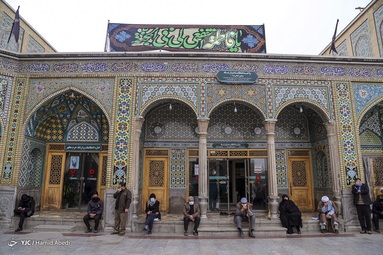 عرض ارادت و عزاداری زائران و مجاوران حضرت معصومه (س) در سالروز وفات ایشان - قم