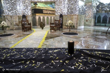 عرض ارادت و عزاداری زائران و مجاوران حضرت معصومه (س) در سالروز وفات ایشان - قم