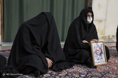 تشییع پیکر شهید محسن فخری زاده - حرم مطهر رضوی