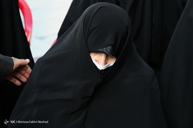 آیین خاکسپاری دانشمند شهید محسن فخری زاده در امام زاده صالح (ع)