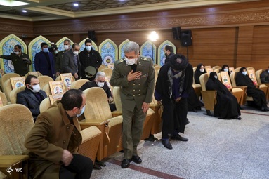 مراسم بزرگداشت شهید فخری زاده با حضور وزیر دفاع و خانواده و همرزمان شهیدفخری زاده