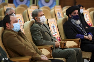 مراسم بزرگداشت شهید فخری زاده با حضور وزیر دفاع و خانواده و همرزمان شهیدفخری زاده