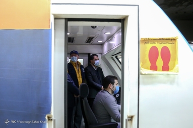 بازدید نماینده سازمان بهداشت جهانی در ایران و معاون حمل و نقل ترافیک شهرداری از مترو تهران