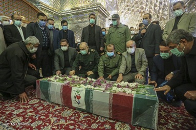 مراسم تشییع سردار شهید عبدالرسول استوار - شیراز
