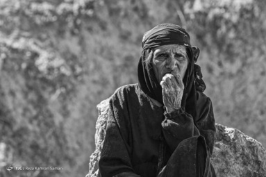 زنی در معدن نمک