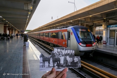 خط آهن معروف به واگن اسبی در سال 1279 توسط مظفرالدین شاه به ایران وارد شد 