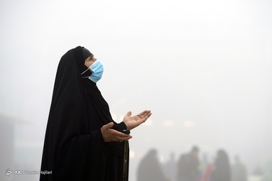 مه غلیظ در کربلای معلی