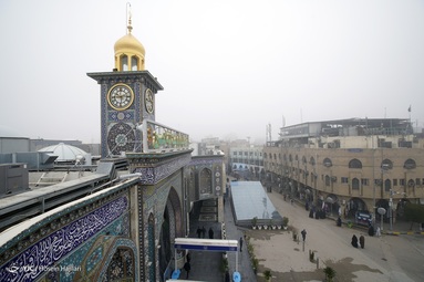 مه غلیظ در کربلای معلی