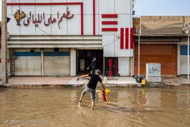 تکرار آبگرفتگی معابر اهواز پس از بارندگی
