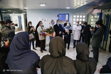 تجلیل از کادر درمان بیمارستان مدرس