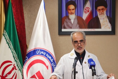 مراسم تجلیل از کادر درمان بیمارستان شهید چمران با حضور وزیر دفاع