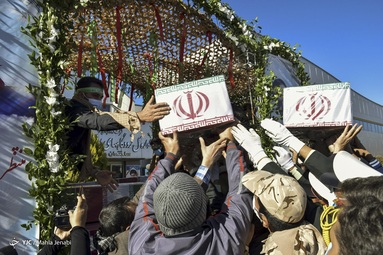 استقبال از هفت شهید گمنام - کرمان