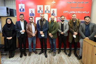 حضور عوامل مسابقه شهروند و مافیا در واحد ارتباط با مخاطبان ۱۶۲