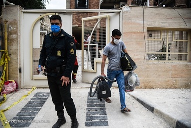 انفجاز گاز در یک واحد مسکونی - منطقه کیانپارس اهواز