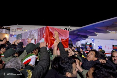 تشییع حاج قاسم سلیمانی و دیگر شهدای مقاومت اسلامی - کرمان