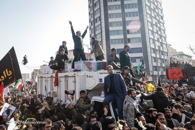 تشییع حاج قاسم سلیمانی و دیگر شهدای مقاومت اسلامی - تهران