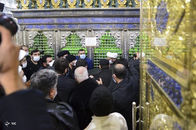 مراسم وداع با پیکر آیت الله مصباح یزدی در تهران