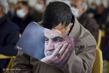 گردهمایی یاران حاج قاسم مصادف با سالگرد تشییع شهید حاج قاسم سلیمانی در کرمان با حضور سردار قاآنی فرمانده نیروی قدس سپاه- کرمان